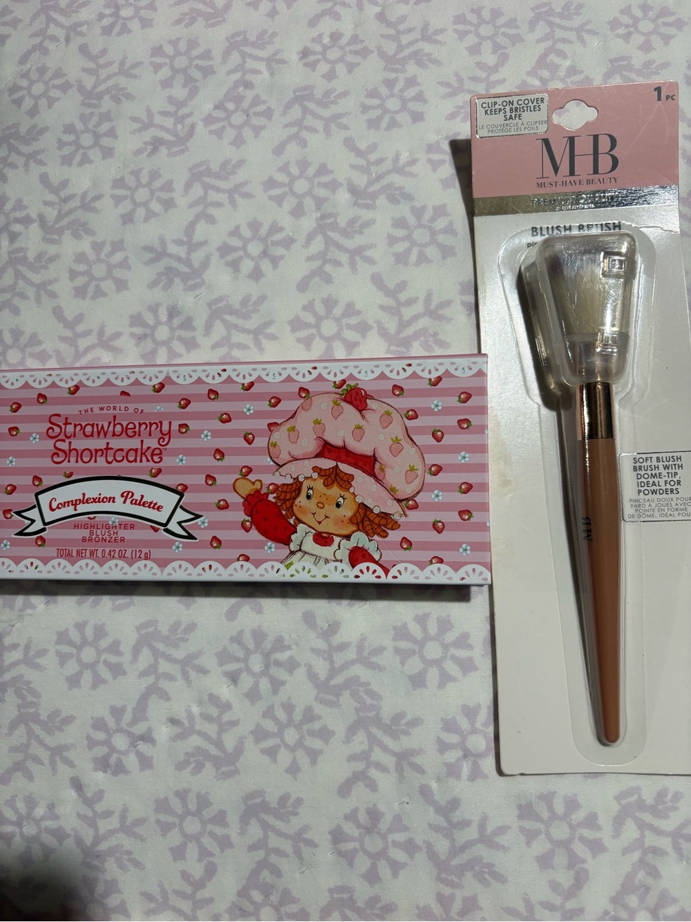 Strawberry Shortcake Pink Complexion Palette with MB Pink Blush Brush